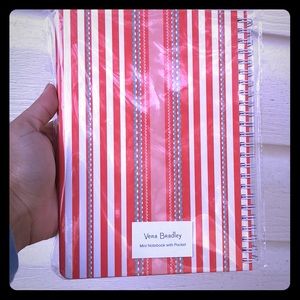 Vera bradley notebook with pocket